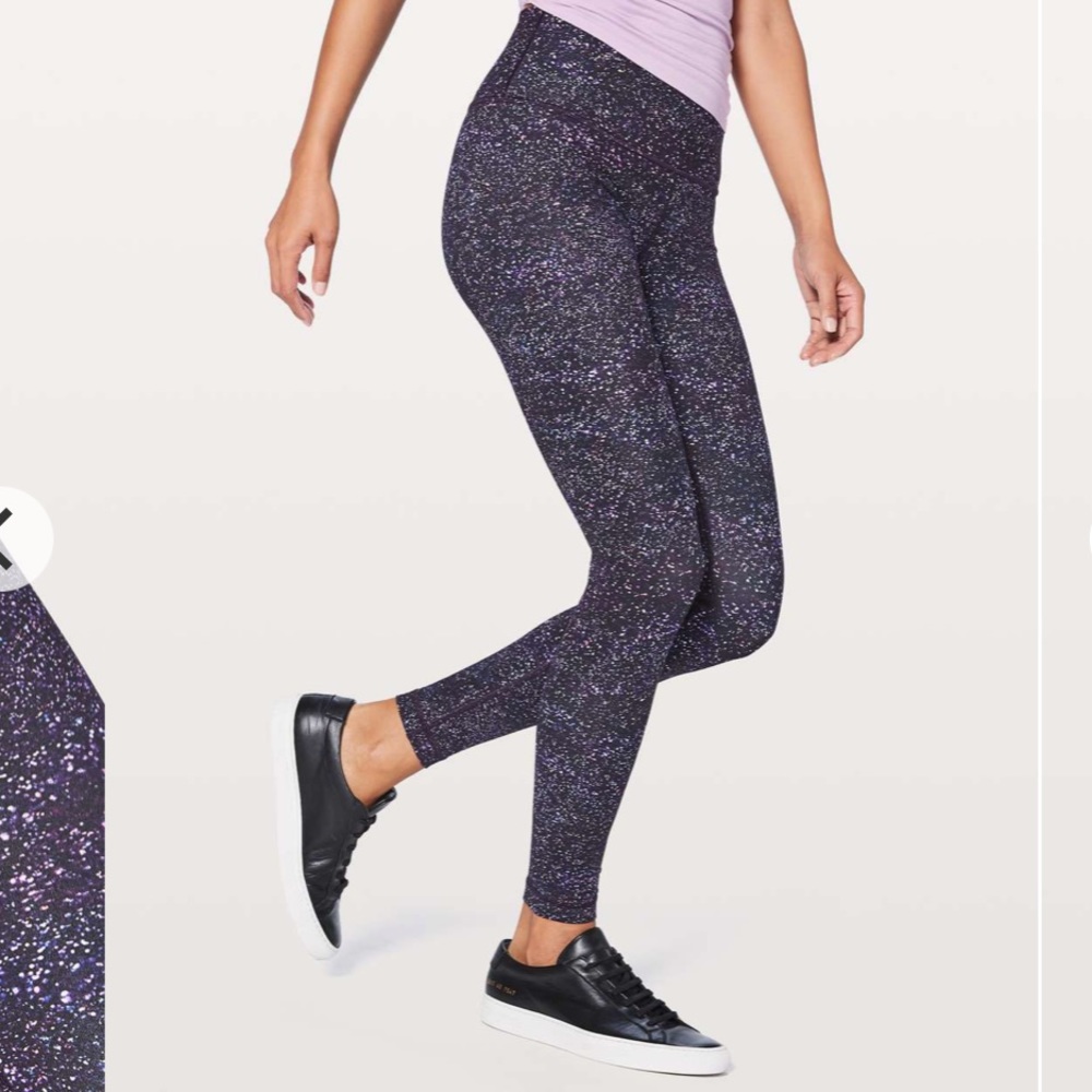 Lululemon Wunder Under High Rise Galaxy Legging